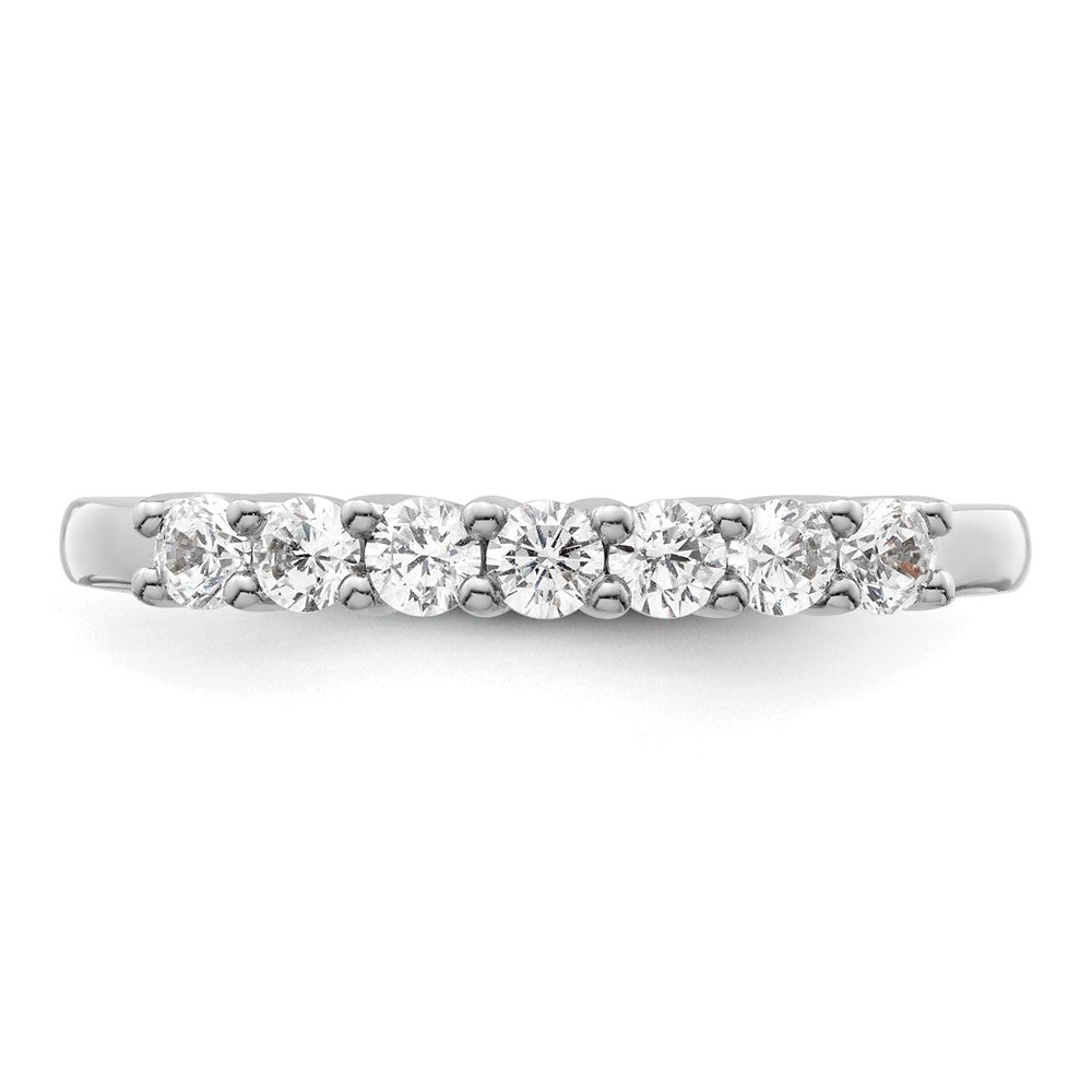 Buy Stylish 14K White Gold 7-Stone Diamond Band - 1/2 Carat Total Weight