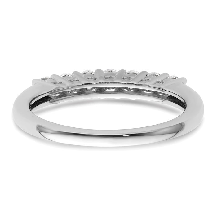 Buy Stylish 14K White Gold 7-Stone Diamond Band - 1/2 Carat Total Weight-5