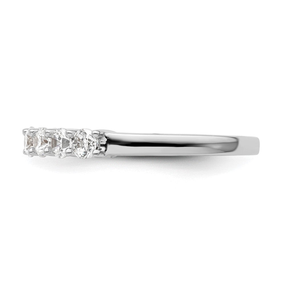 Exclusive 14K White Gold 7-Stone Diamond Band - 3/4 Carat, Stylish Value!