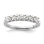Buy 14K White Gold 7-Stone Diamond Band Setting for 7 x 3.0mm Gems - Stylish Value-1