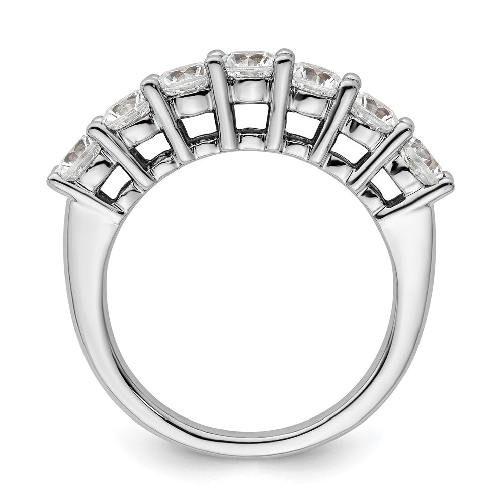 Buy 14K White Gold 7-Stone Diamond Band - 1.6 Carat Luxury Value Ring