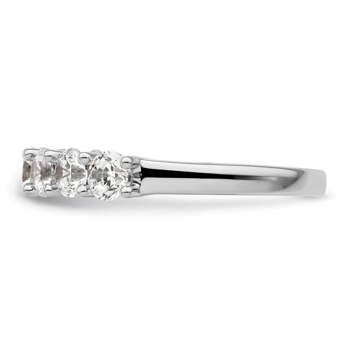 Buy 14K White Gold 7-Stone Diamond Band - 1.6 Carat Luxury Value Ring-3