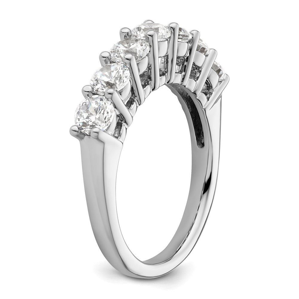 Buy 14K White Gold 7-Stone Diamond Band - 1.6 Carat Luxury Value Ring