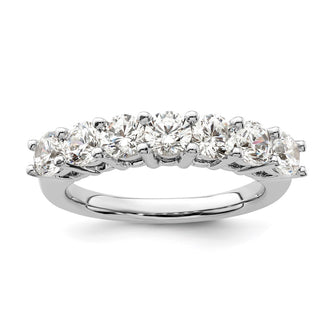 Buy 14K White Gold 7-Stone Diamond Band - 1.6 Carat Luxury Value Ring