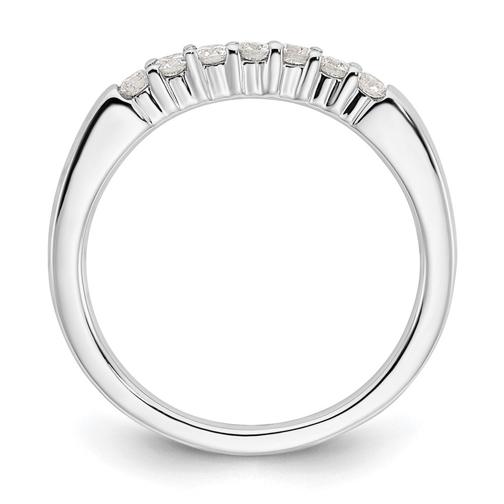 High-Quality 14K White Gold 7-Stone Diamond Band Setting | Stylish & Affordable