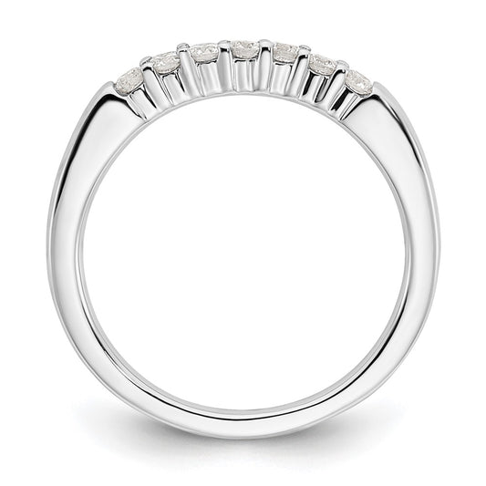 Buy Stylish 14K White Gold Diamond Band - 7-Stone, 1/4 Carat Total Weight
