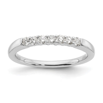 High-Quality 14K White Gold 7-Stone Diamond Band Setting | Stylish & Affordable