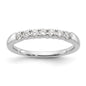 Buy Stylish 14K White Gold 7-Stone Round Diamond Band - 1/3 Carat Value-1