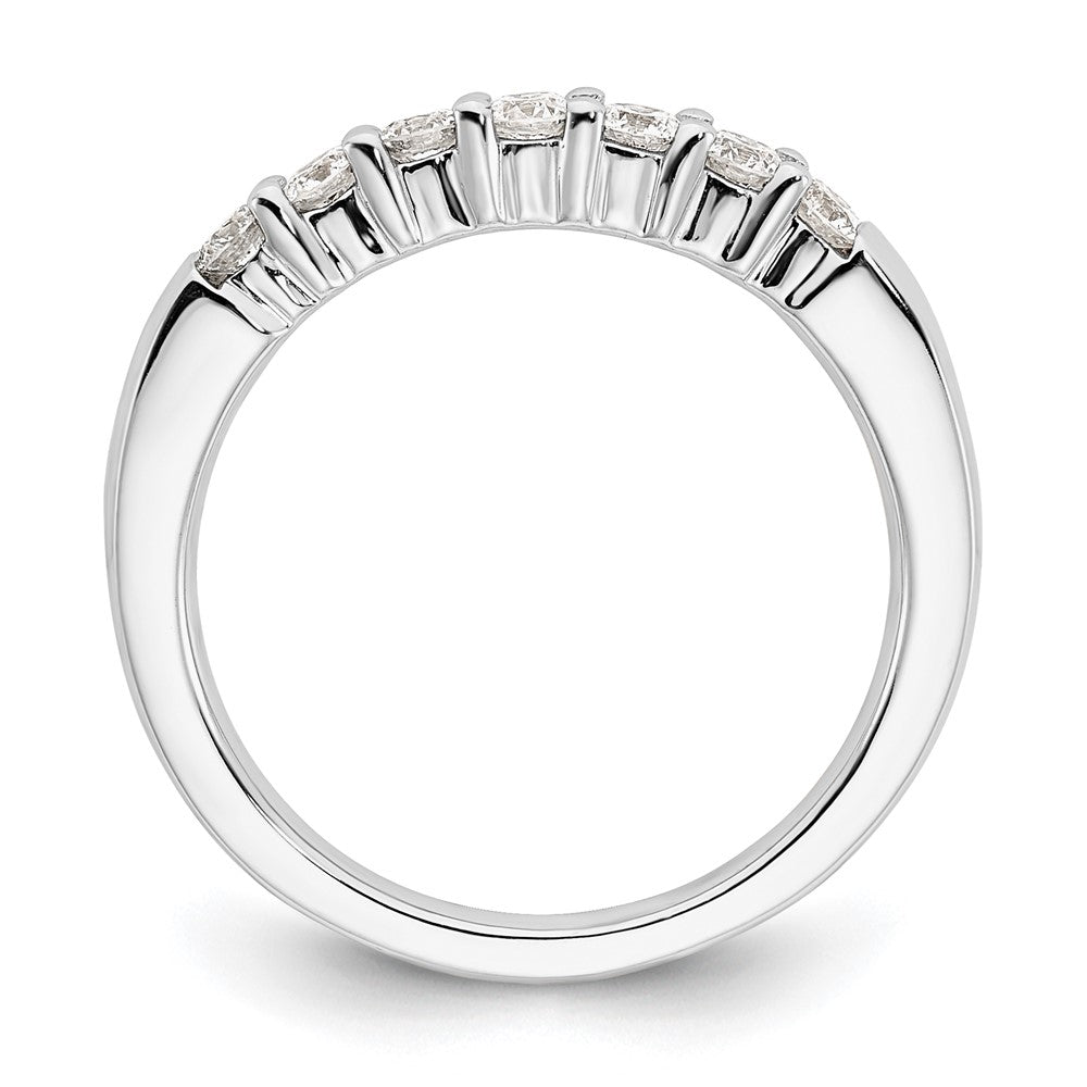 Buy Stylish 14K White Gold 7-Stone Diamond Band - 1/2 Carat Total Weight