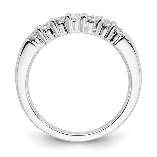 Buy Stylish 14K White Gold 7-Stone Diamond Band - 1/2 Carat Total Weight