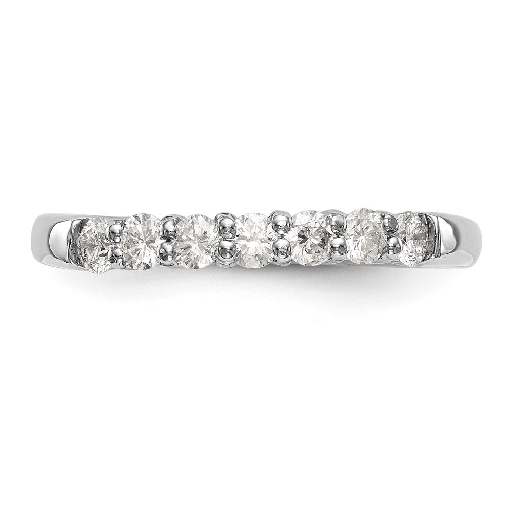 Buy Stylish 14K White Gold 7-Stone Diamond Band - 1/2 Carat Total Weight