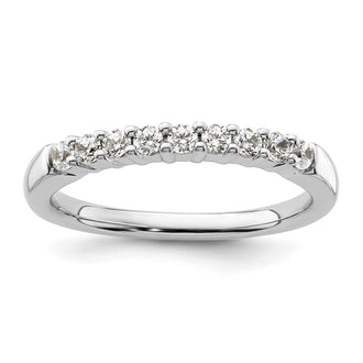 Exclusive 14K White Gold 9-Stone Diamond Band Setting | Stylish & Affordable!