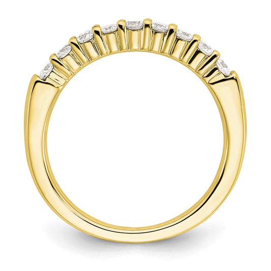 Buy Stylish 10K Yellow Gold 9-Stone Diamond Band Setting for 9 x 2.3mm