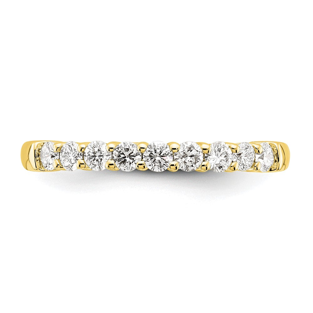 Buy Stylish 10K Yellow Gold 9-Stone Diamond Band Setting for 9 x 2.3mm
