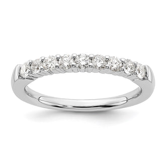 Buy Exclusive 14K White Gold 9-Stone Diamond Band Setting - Affordable Luxury