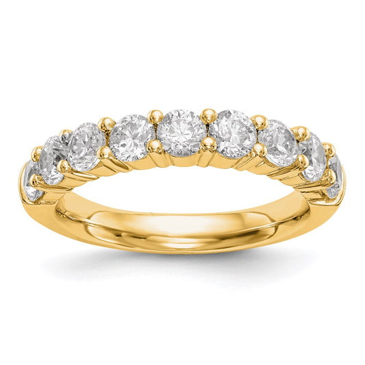 Exclusive 14K Yellow Gold 9-Stone Diamond Ring | Stylish, VS Quality Diamonds