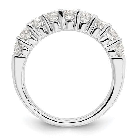 Buy 14K White Gold 9-Stone Diamond Band - 1.15 Carat Luxury Value
