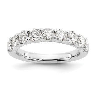 Buy Exclusive 14K White Gold 9-Stone Diamond Band Setting (3.6mm) - Luxury Value