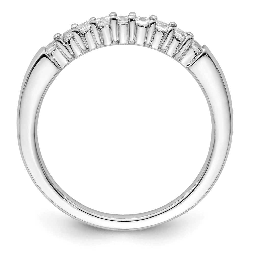 Buy Stylish 14K White Gold Diamond Band Setting for 9 Princess Cuts (1.8mm)