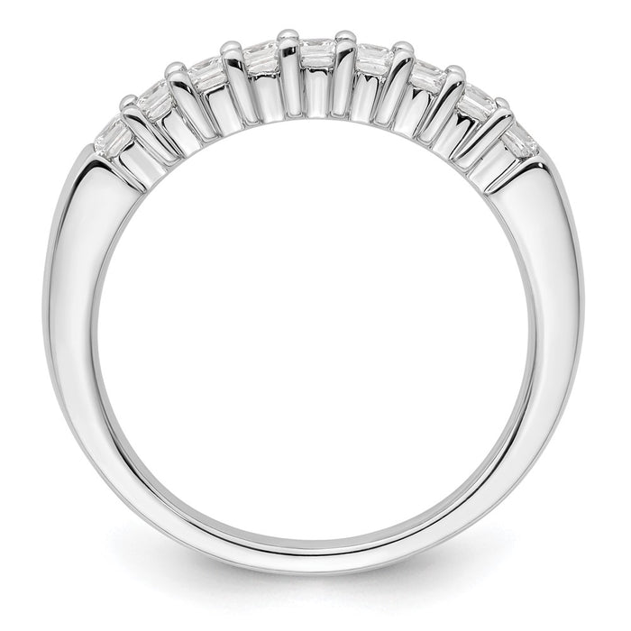Buy Designer 14K White Gold 9-Stone Diamond Band Setting for 9 x 2.0mm-2
