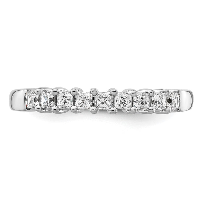 Buy Designer 14K White Gold 9-Stone Diamond Band Setting for 9 x 2.0mm-4