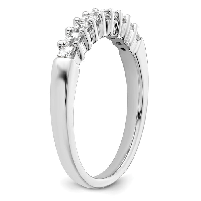 Buy Designer 14K White Gold 9-Stone Diamond Band Setting for 9 x 2.0mm-6