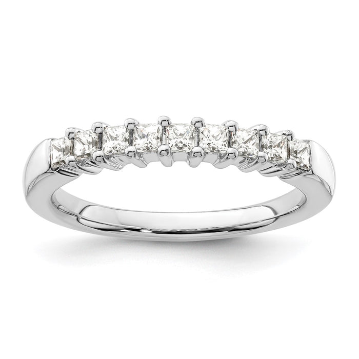 Buy Designer 14K White Gold 9-Stone Diamond Band Setting for 9 x 2.0mm-1