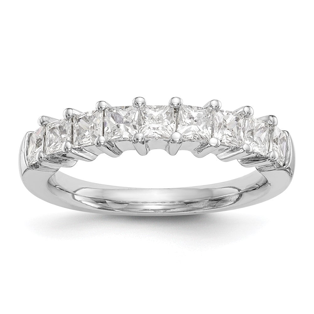 Buy Exclusive 14K White Gold 9-Stone Diamond Band Setting - Stylish & Affordable!