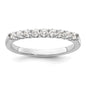 Buy Stylish 14K White Gold 9-Stone Diamond Band - 1/3 Carat, Affordable Luxury-1