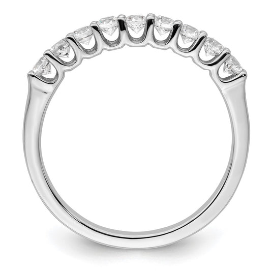 Buy Exclusive 14K White Gold Diamond Band - 1/2 Carat, Stylish 9-Stone Design
