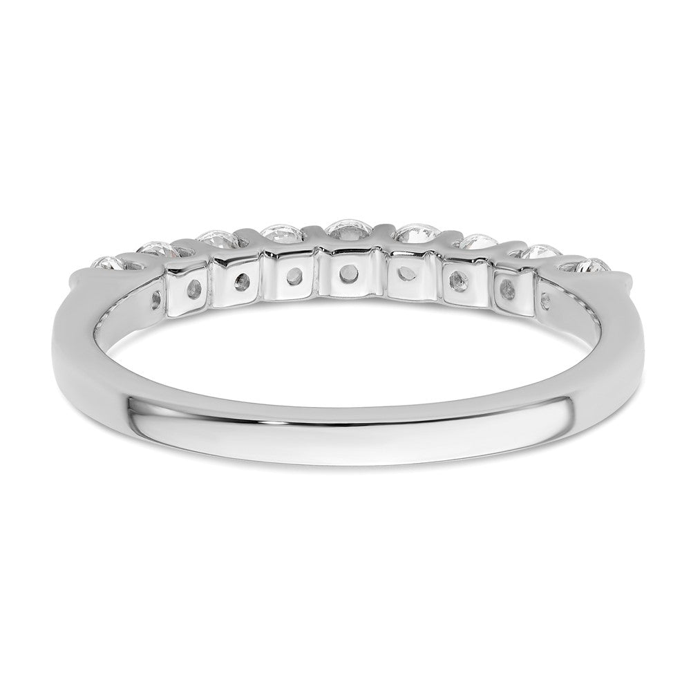 Buy Exclusive 14K White Gold Diamond Band - 1/2 Carat, Stylish 9-Stone Design