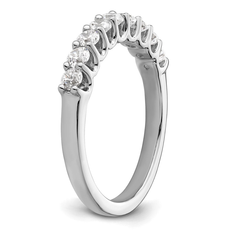 Buy Exclusive 14K White Gold 9-Stone Diamond Band - 5/8 Carat Luxury Value
