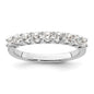 Buy Exclusive 14K White Gold 9-Stone Diamond Band - 5/8 Carat Luxury Value-1
