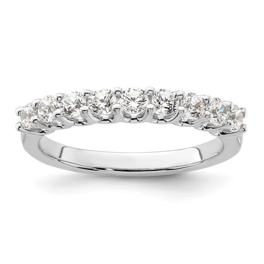Buy Exclusive 14K White Gold 9-Stone Diamond Band - 5/8 Carat Luxury Value