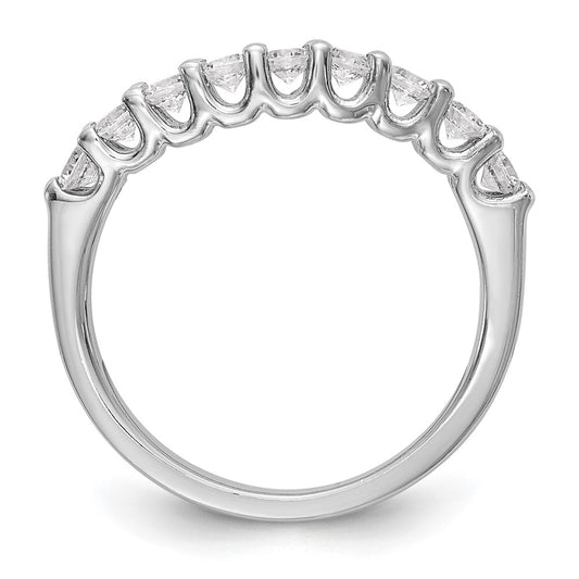 Order Luxury 14K White Gold Diamond Band - 7/8 Carat, 9-Stone Design