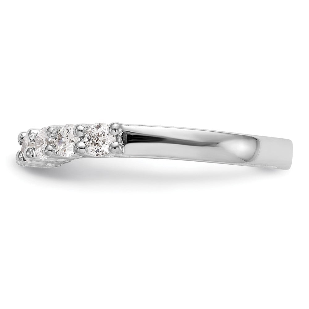 Order Luxury 14K White Gold Diamond Band - 7/8 Carat, 9-Stone Design