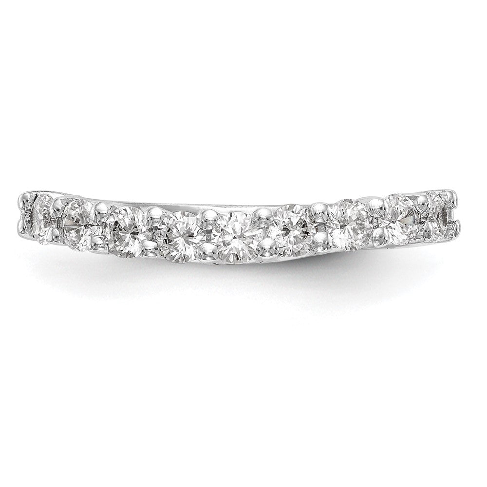 Order Luxury 14K White Gold Diamond Band - 7/8 Carat, 9-Stone Design