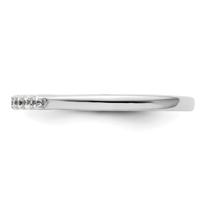 Buy Exclusive 14K White Gold 9-Stone Diamond Band Setting - Stylish & Affordable!-3