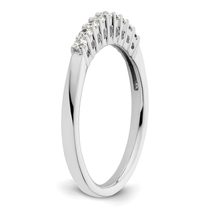 Buy Exclusive 14K White Gold 9-Stone Diamond Band Setting - Stylish & Affordable!-6