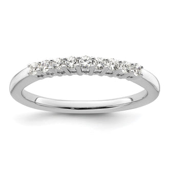 Buy Exclusive 14K White Gold 9-Stone Diamond Band Setting - Stylish & Affordable!