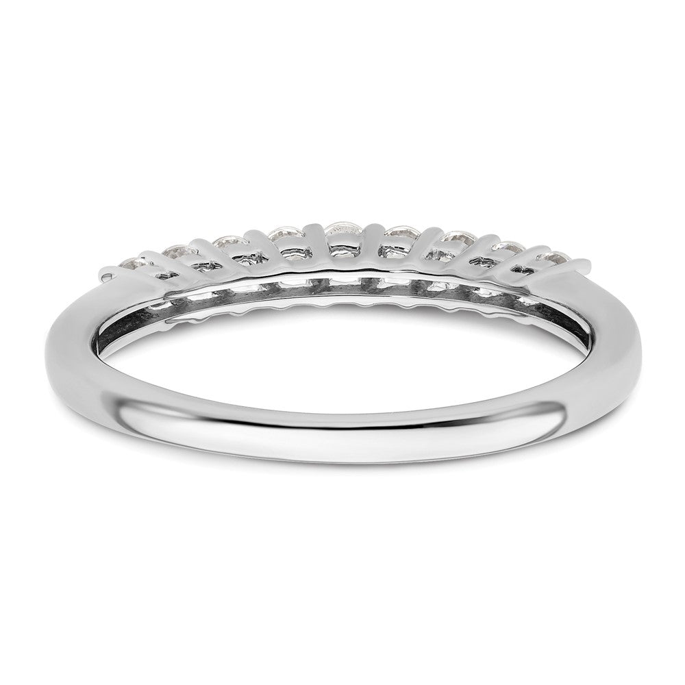 Exclusive 14K White Gold 9-Stone Diamond Band Setting - Affordable Luxury!