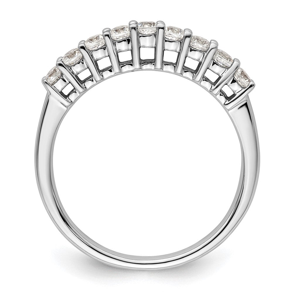 Buy Exclusive 14K White Gold 9-Stone Diamond Band - 1/2 Carat Total Weight