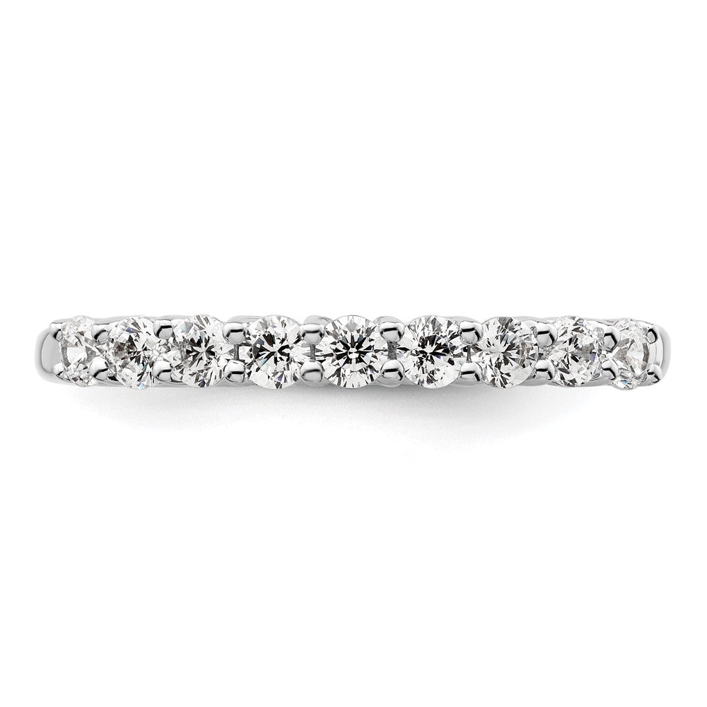 Buy Exclusive 14K White Gold 9-Stone Diamond Band - 1/2 Carat Total Weight