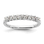 Buy Exclusive 14K White Gold 9-Stone Diamond Band - 1/2 Carat Total Weight-1