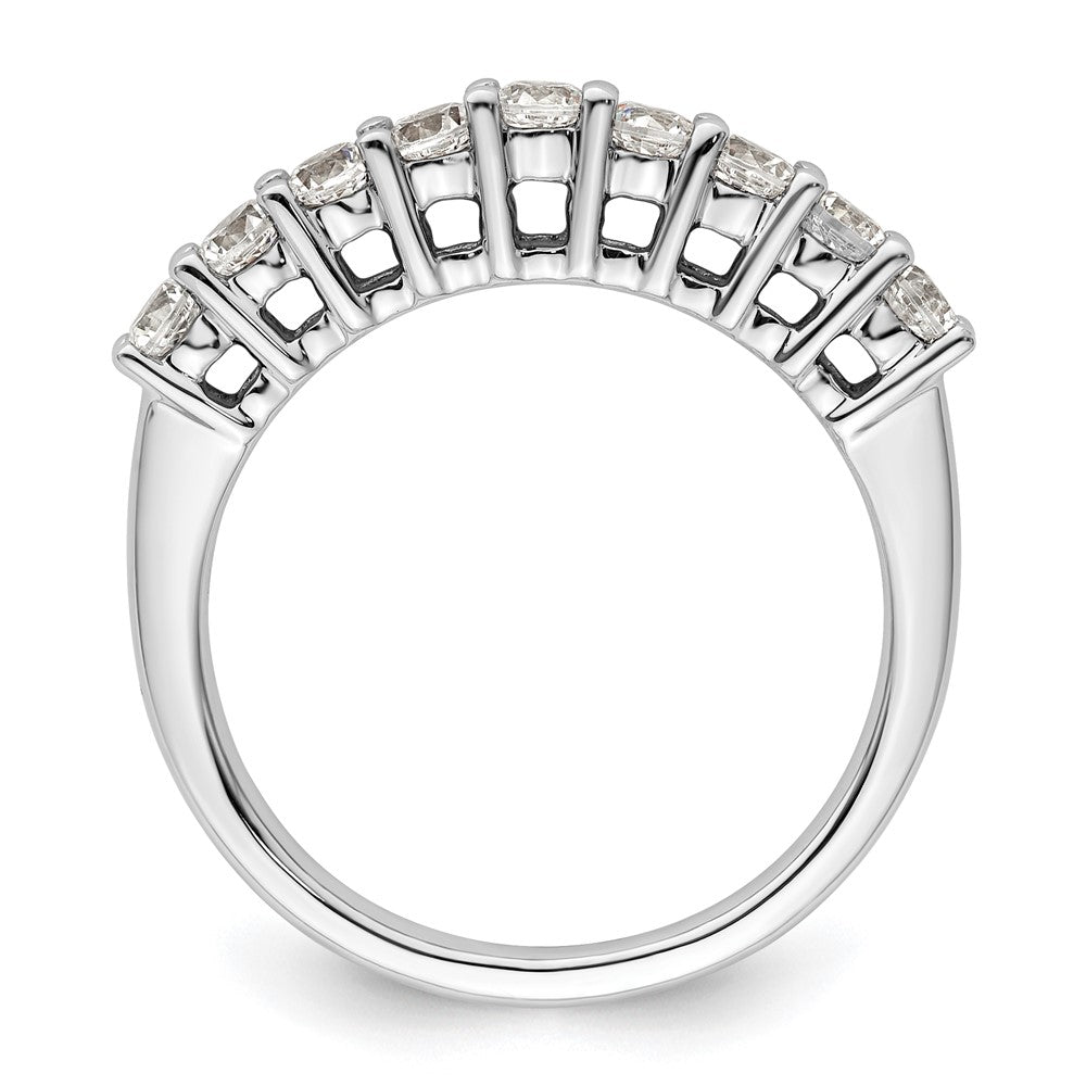 Buy Stylish 14K White Gold 9-Stone Diamond Band - 3/4 Carat Value Ring