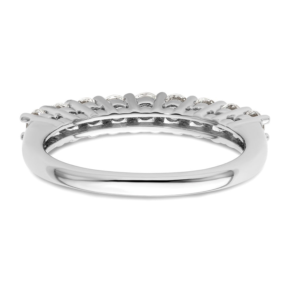 Buy Stylish 14K White Gold 9-Stone Diamond Band - 3/4 Carat Value Ring