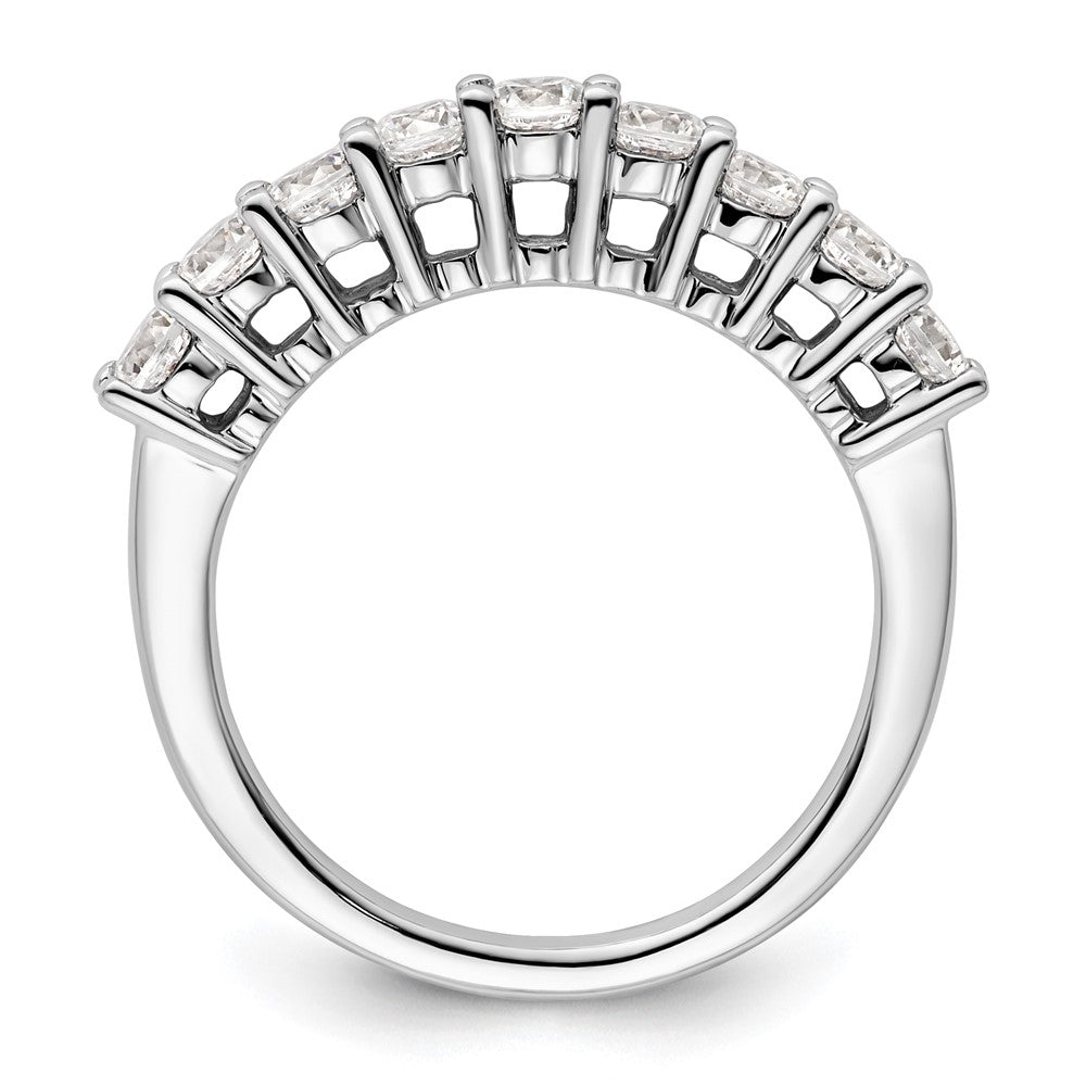 Exclusive 14K White Gold 9-Stone Diamond Band Setting for 9 x 3.0mm Stones