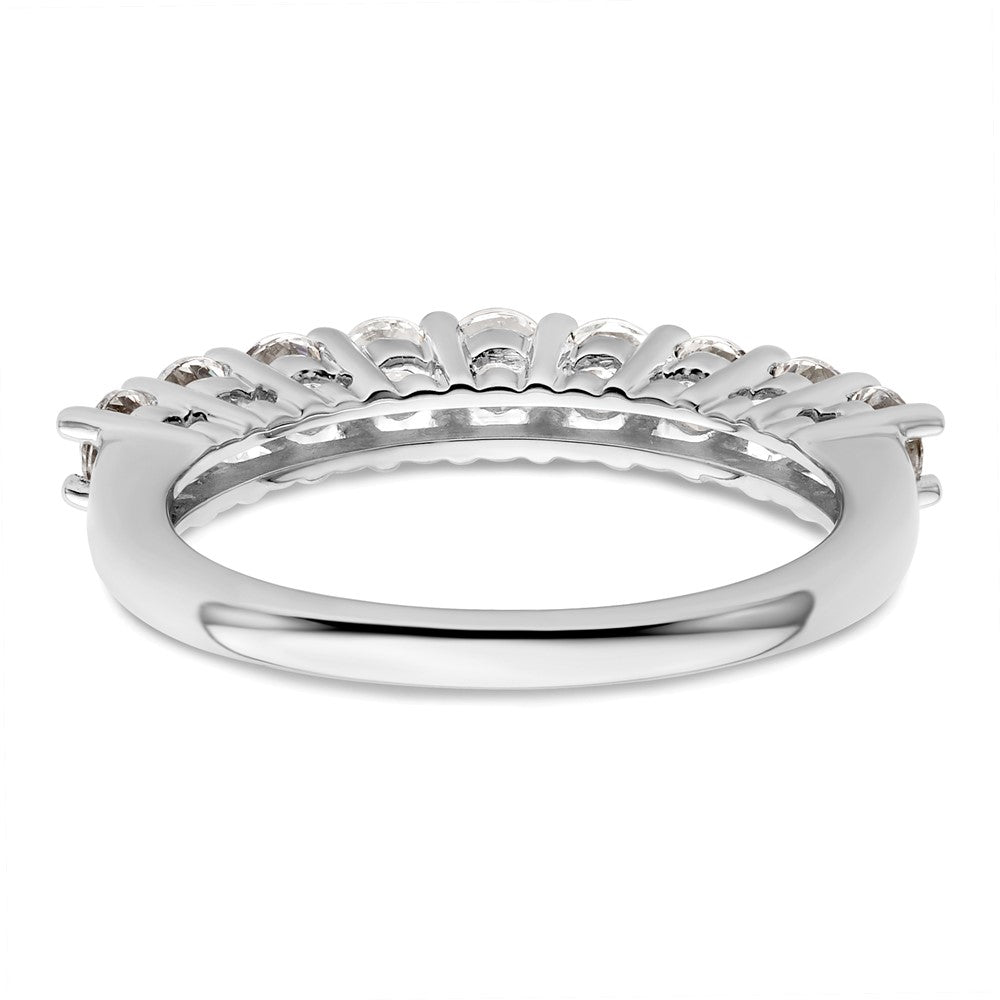 Exclusive 14K White Gold 9-Stone Diamond Band Setting for 9 x 3.0mm Stones