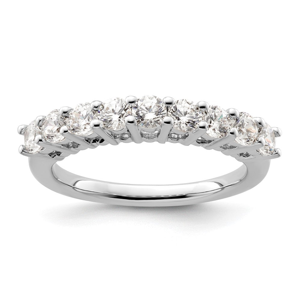 Exclusive 14K White Gold 9-Stone Diamond Band Setting for 9 x 3.0mm Stones