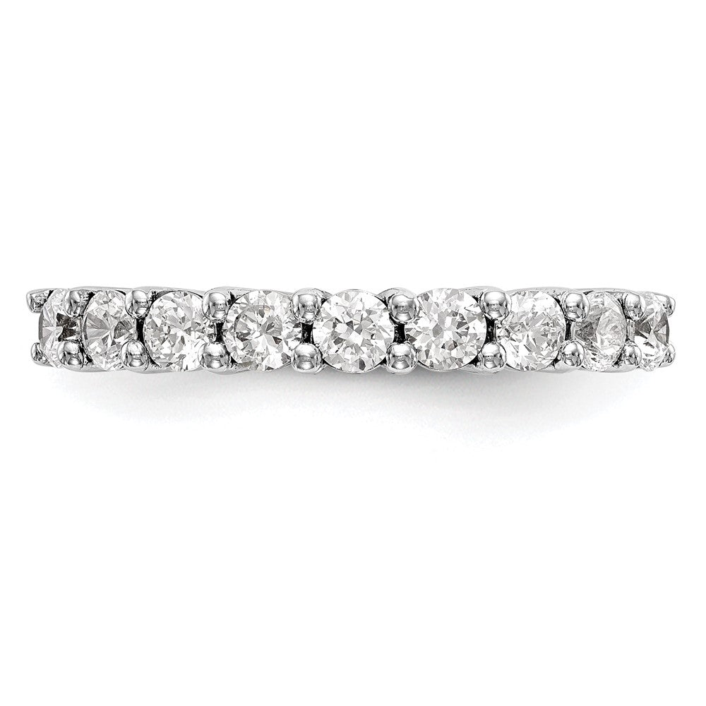 Exclusive 14K White Gold 9-Stone Diamond Band - 1.15 Carat Luxury Design